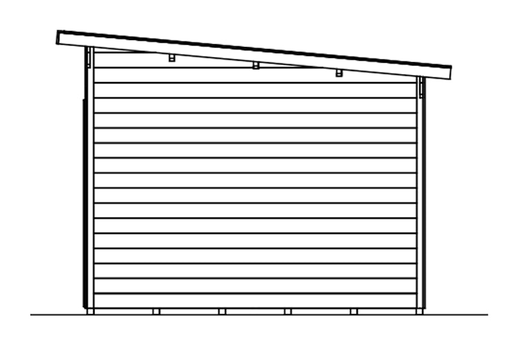 Skan Holz Gartenhaus Flex - 28 mm