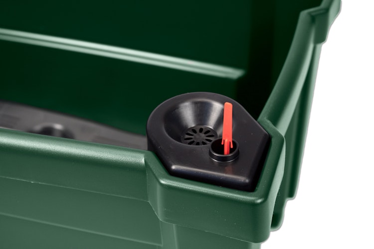 KHW Calypso Pflanzkasten auf Rollen mit Bewässerungssystem + modularem Spalier