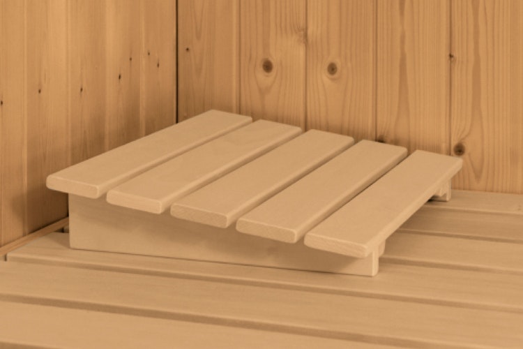 Karibu Amelia 2 - Sauna mit Eckeinstieg 68 mm inkl. gratis Sauna-Zubehörset im Wert von 234,94 €