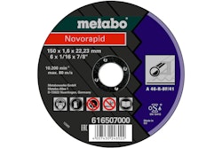 Metabo Novorapid 150 x 1,6 x 22,23 mmStahlTrennscheibeForm 41