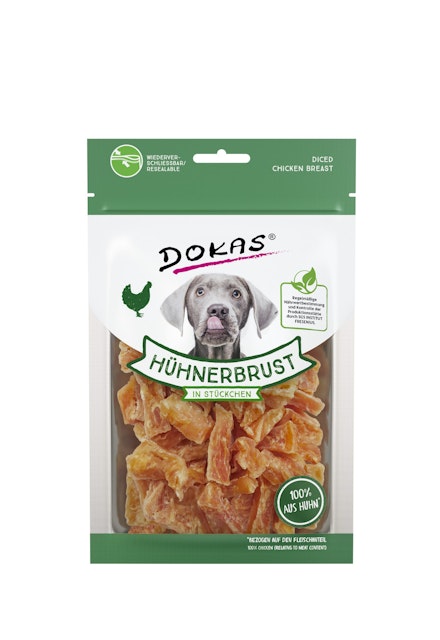 DOKAS Hühnerbrust in Stückchen HundesnackVorschaubild