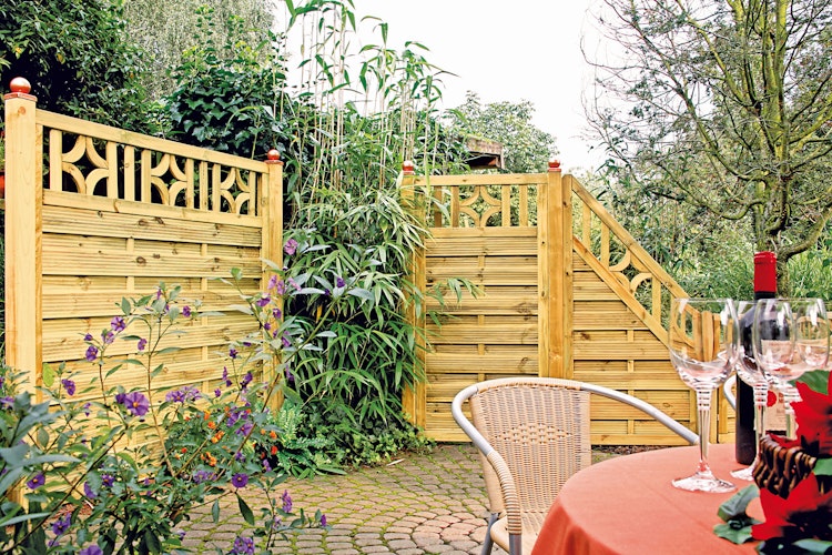 T&J ANTIKZAUN-Serie Ecke 90 x 180/90 cm