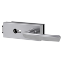 Vorschaubild Griffwerk Jette PURISTO S -Edelstahl matt Ganzglastürbeschlagset -3-teiliger Bandsatz -mit Griff JETTE CRYSTAL -EM -PZ