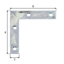 Vorschaubild Alberts® Möbelwinkel, sendzimirverzinkt, HxLxB 50x50x10 mm 336905