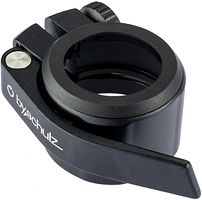 by,schulz Sattelklemmschelle 45 mm schwarz innen fixed Pin-QR<BR >Werkzeuglose Höhenverst