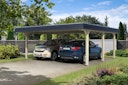 Vorschaubild Skan Holz Wendland - Walmdach Doppelcarport aus Leimholz Breite 630 cm