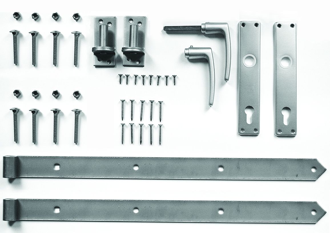 FelixWood® Sichtschutz Torbeschlag-Set für Einzeltore