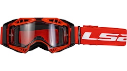 LS2 Crossbrille Aura Enduro – Schwarz/Rot