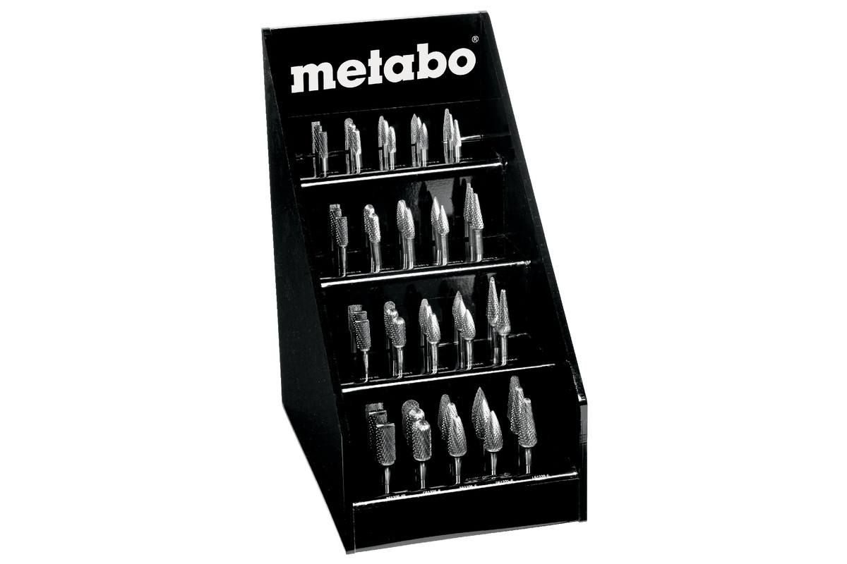 Metabo Hartmetall-Fräser-Display40-teilig