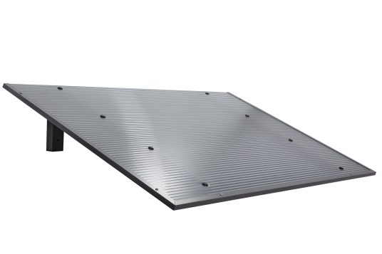 Gutta Pultvordach PT/SE 16 mm, klar/anthrazit Aluminium