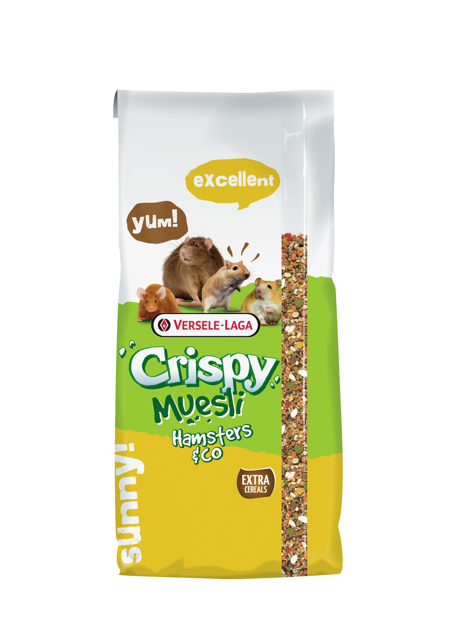 VERSELE-LAGA Crispy Muesli - Hamsters & Co 20kg Kleintierfutter für Hamster & Co