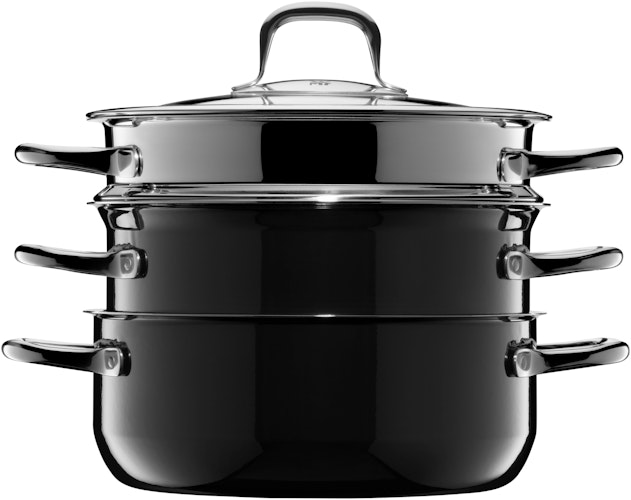 WMF Topf-Set Fusiontec Compact Black 3-tlg.