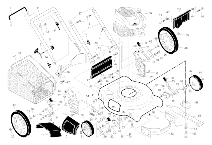 Husqvarna Rasenmäher gelegentliche Nutzung 96133003200 LC 121P