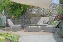 Vorschaubild Garden Pleasure Lounge Set ALCUDIA, Aluminium / Polyrattan / Kissen 100 % Polyester
