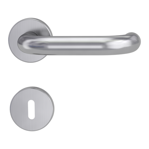 Griffwerk Türgriff ALESSIA K3 Klippgarnitur- Edelstahl matt