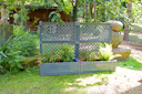 KHW Pflanzkasten groß mit Spalier 100 cm (2-tlg.) 2er Set