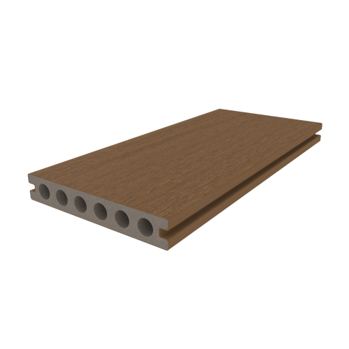 NewTechWood Deluxe Vintage WPC-Terrassendiele Hohlkammer Teak  23 x 138 mm
