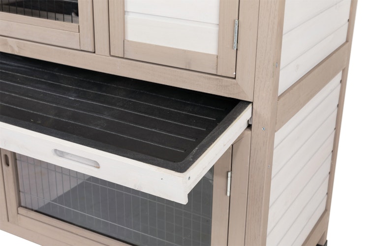 TRIXIE natura Kleintierstall mit Wärmedämmung 116x113x65cm