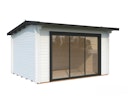 Vorschaubild Palmako Gartenhaus Ines 11,1 m² mit Schiebetür - 44 mm