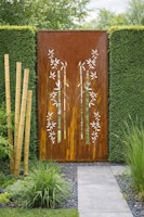 Badeko Parawand „Bambus“ in Edelrostoptik