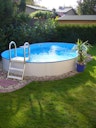 Summer Fun Stahlwandpool Set Exklusiv CANNES Achtform 625 x 360 x 150 cm