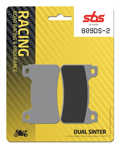 SBS Bremsbelag 809DS-2 Road Racing Endurance (weicher Biss)