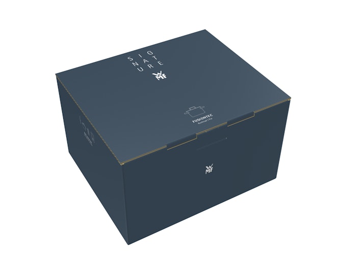 WMF Fusiontec Functional Fleischtopf mit Glasdeckel, 20 cm, Black