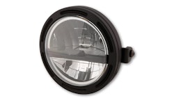 HIGHSIDER pro 5 3/4 Zoll Scheinwerfer Frame-R2 Typ 5 LED Schwarz Seitliche Befestigung