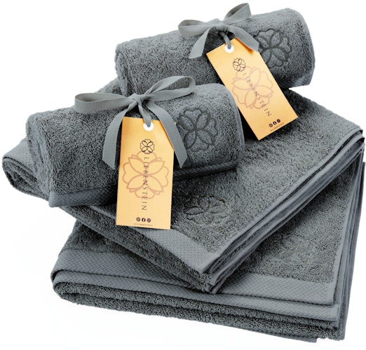 Liebenstein Handtuch Set 2 x Duschtuch 70 x 140 cm & 2 x Handtuch 50 x 100 cm - 550 g/m²