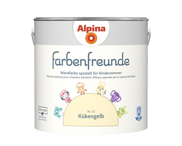 Alpina Farbenfreunde Nr. 23 Kükengelb 2,5 Liter matt