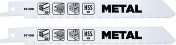 kwb HSS-BiM-Säbelsägeblätter für Metall, 2-tlg. 152mm 571100