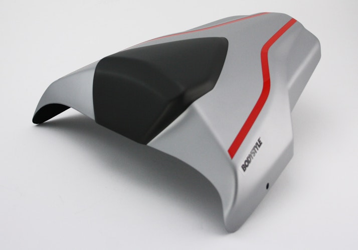 BODYSTYLE Sportsline Sitzkeil ABS Kunststoff grau/rot für YAMAHA MT-09 / SP 