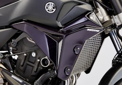 BODYSTYLE Sportsline Kühlerseitenverkleidung  ABS Kunststoff weiß für YAMAHA MT-07 