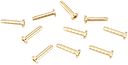 Vorschaubild Elvedes Leitungsnippel Shimano gold kompatibel mit SM-BH59, 10 Stück