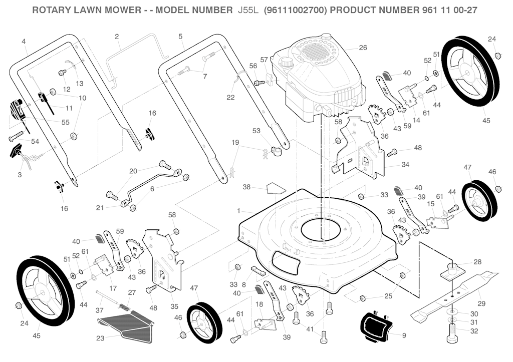 Explosionszeichnung Ersatzteile