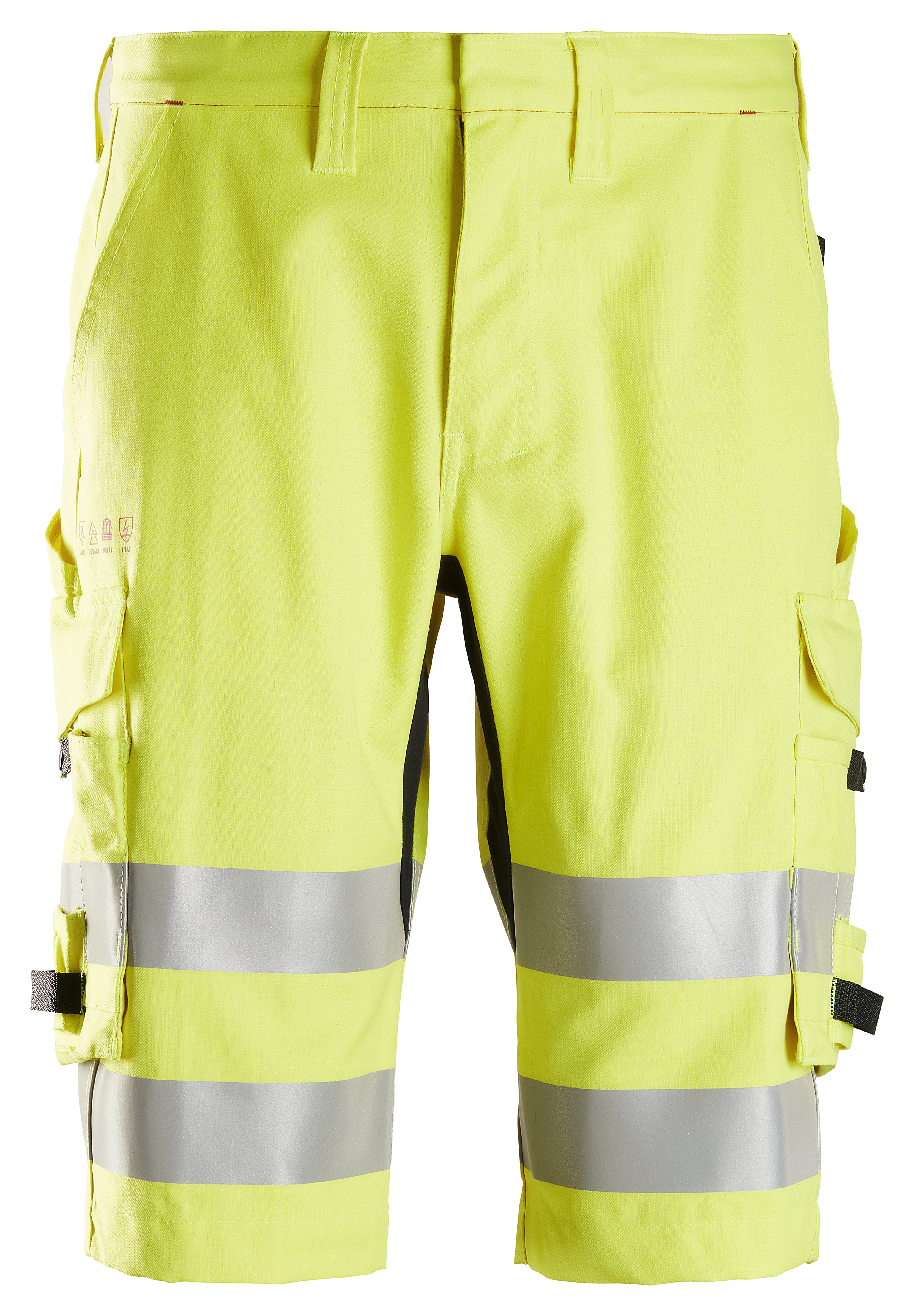 Snickers ProtecWork Arbeitsshorts, Klasse 1, EN 14116 56 signalgelb