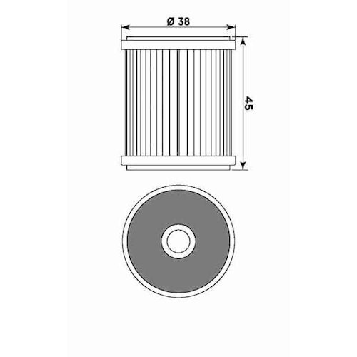 MIW Ölfilter Y4015 Papierfilter (OEM-Qualität)