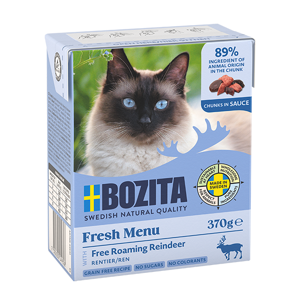Bozita Häppchen in Soße 370 Gramm Katzennassfutter
