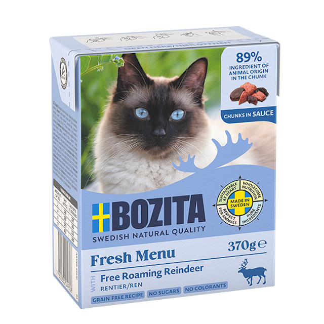 Bozita Häppchen in Soße 370 Gramm KatzennassfutterVorschaubild