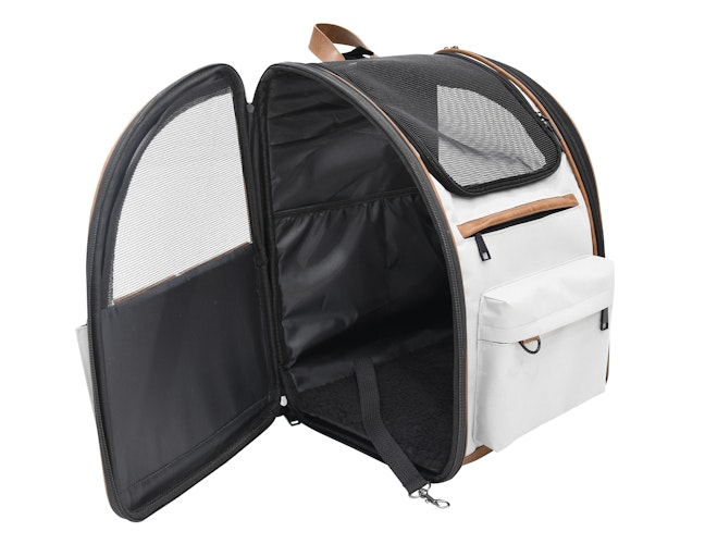 NOBBY Rucksack "TOMEK" hellgrau; L: 43 x 20 x 28 cm