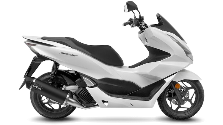 LeoVince Komplettanlage Edelstahl SBK NERO für HONDA PCX 125 mit Katalysator