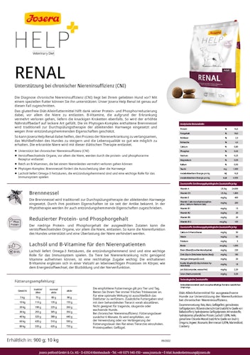Josera Renal Hundespezialfutter
