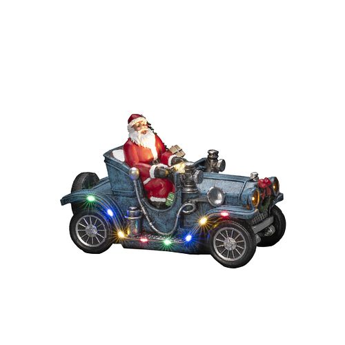 Konstsmide Weihnachtsbeleuchtung  LED Weihnachtsmann im Auto