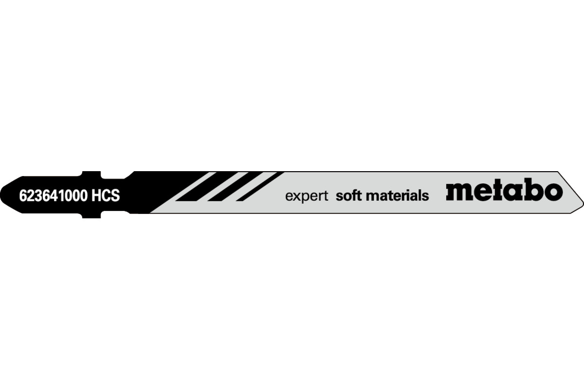Metabo 5 Stichsägeblätter "expert soft materials" 74 mmHCS