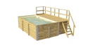 Vorschaubild Weka Massivholzpool 595 Gr. 1 - 45 mm - 400 x 301 cm inkl. gratis Abdeckplane im Wert von 169,99 €