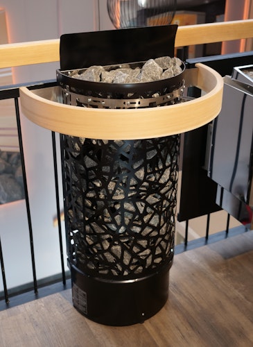 Infraworld Finnischer Saunaofen Atlas Wall Black