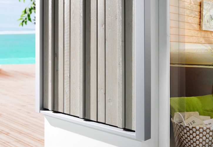 OSMO VERTO BLACK STRIPE Fassadenprofil Nordische Fichte riffelgesägt Patina 905 21 x 146 mm, VE 4 Stk.