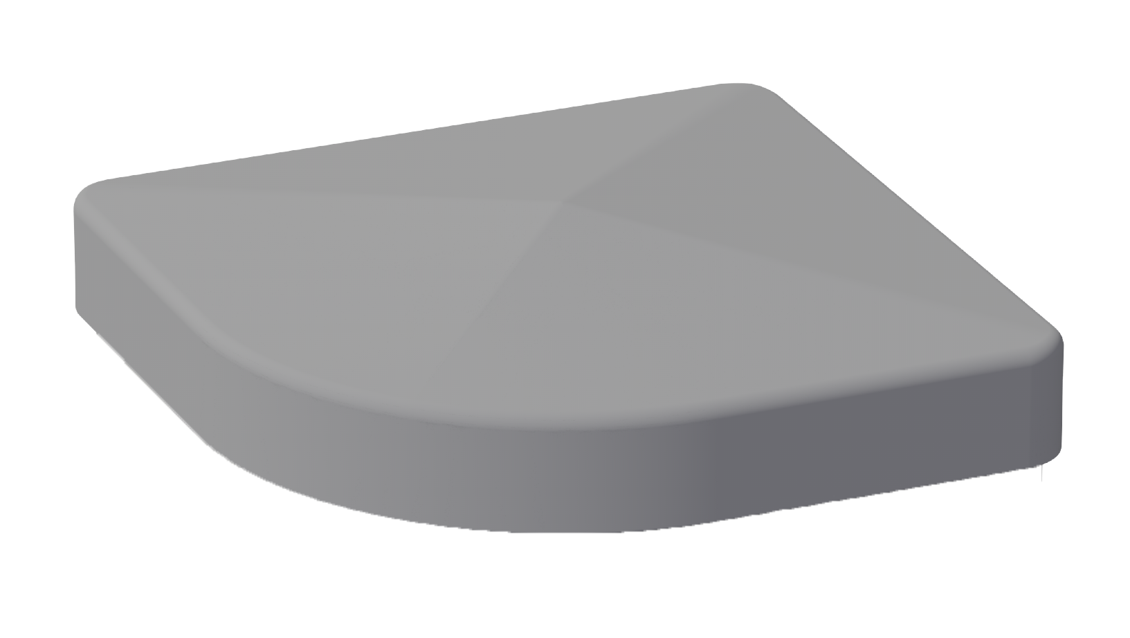 GroJa Stecksystem Alu-Eckpfostenersatzkappe 9 x 9 Silbergrau