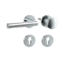 Vorschaubild Griffwerk LOREDANA PROFESSIONAL Schraubtechnik -Edelstahl poliert/matt  Rosettengarnitur -Schraubt. -Knopf R2 -WL -TS 40-45mm