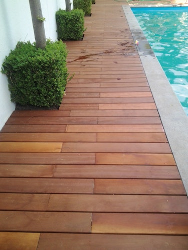 FelixWood®  Terrassendiele Afrikulu Glatt/Glatt Hybrid 21 x 145 mm